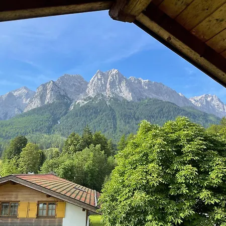 Design-Studio Mit Zugspitzblick Grainau Buitenkant foto